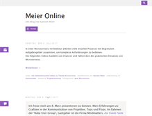 Tablet Screenshot of meier-online.com